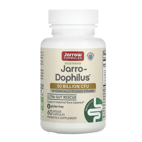 JARROW FORMULAS Jarro-Dophilus Ultra Gut Rescue 50 Billion CFU, 60 vcaps